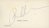 Pamela Mason original signature