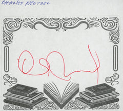 Charles Nuetzel signed bookplate
