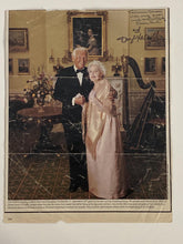 Lillian Gish and Douglas Fairbanks Sr signed magazine page