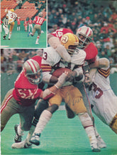 Larry Brown signed magazine photo