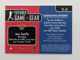 Jose Castillo Baseball Trading Card with 2003 Futures Game Worn Jersey Swatch - Bowman Futures # FG-JC 2004