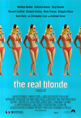 The Real Blonde 1998 original movie poster