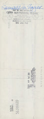 Samantha Eggar signed check