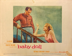 Carroll Baker, Karl Malden, and Eli Wallach "Baby Doll" original Lobby Card