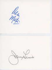 Dean Martin and Jerry Lewis signature cut