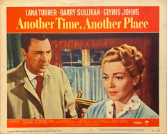 Lana Turner, Barry Sullivan, and Glynis Johns "Another Time, Another Place" original lobby card