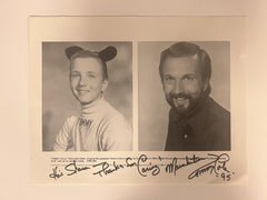 Mousketeer Tommy Cole signed photo