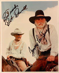 Tommy Lee Jones and Robert Duvall signed "Lonesome Dove" photo