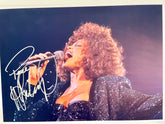 Whitney Houston signed photo