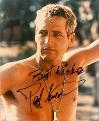 Paul Newman signed photo