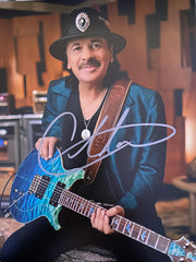 Carlos Santana signed photo