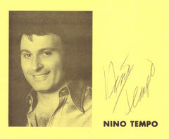 Funk Band 5Th Ave Frontman Nino Tempo signed photo