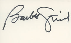 Barbara Streisand signature cut