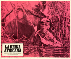 Humphrey Bogart and Katharine Hepburn "The African Queen" (Foreign) Lobby Card
