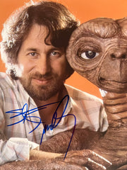 E.T. Steven Spielberg signed photo