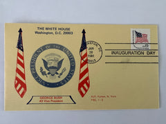George Bush 43d Vice President Commemorative FDC