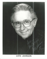 Comedian Arte Johnson signed photo