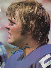 Pat Hughes signed magazine photo