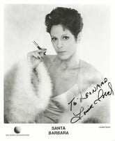 Santa Barbara Louise Sorel signed photo