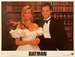 Michael Keaton, Jack Nicholson, and Kim Basinger "Batman" original Lobby Card