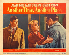 Lana Turner, Barry Sullivan, and Glynis Johns "Another Time, Another Place" original lobby card