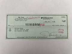 Mel Torme signed check