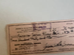 Jessica Walter signed check