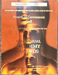 Original 1994 Admission Ticket to 66th Annual Academy Awards