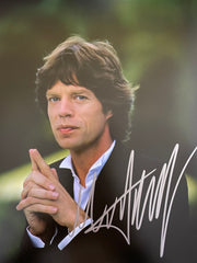 Rolling Stone Mick Jagger signed photo