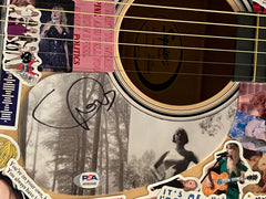 Taylor Swift one of a kind signed acoustic guitar. PSA authenticated