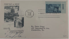 Ray E. Lee signed first day cover