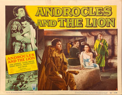 Jean Simmons and Victor Mature "Androcles and the Lion" original lobby card