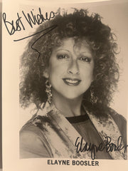 Elayne Boosler signed photo