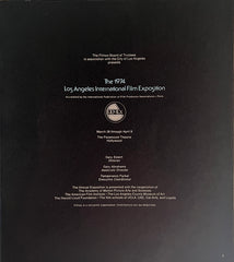 1974 Los Angeles International Film Exposition official catalog.