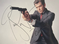 James Bond Pierce Brosnan signed photo
