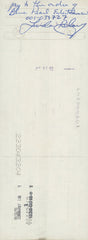The Exorcist Linda Blair signed check