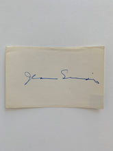 Spartacus Jean Simmons original signature