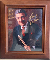 Jazz Musician Louie Bellson signed photo in custom frame