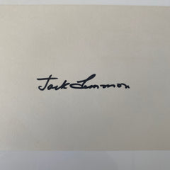 Some like It Hot Jack Lemmon signature