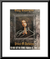 Ozzy Osbourne signed photo