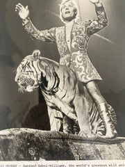 Ringling Brothers Circus Gunther Gebel-Williams signed photo