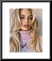 Margot Robbie signed photo