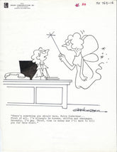 Randy Glasbergen signed original hand drawn sketch