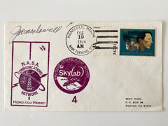NASA Skylab 4 Signed 1974 First Day Cover signed by J. Mcdowell Nasa Station Director for Skylab4