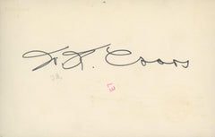 Brewery Owner Joseph Coors signature cut