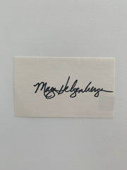 Species Marg Helgenberger original signature