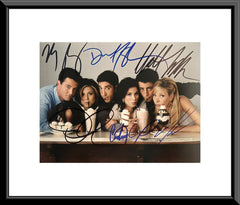 Friends cast signed photo