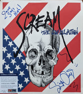 Scream The Compilation Signed Album Cover - PSA Authenticated signed by Steven Perkins