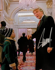 Home Alone 2 Donald Trump signed movie photo
