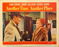 Lana Turner, Barry Sullivan, and Glynis Johns "Another Time, Another Place" original lobby card